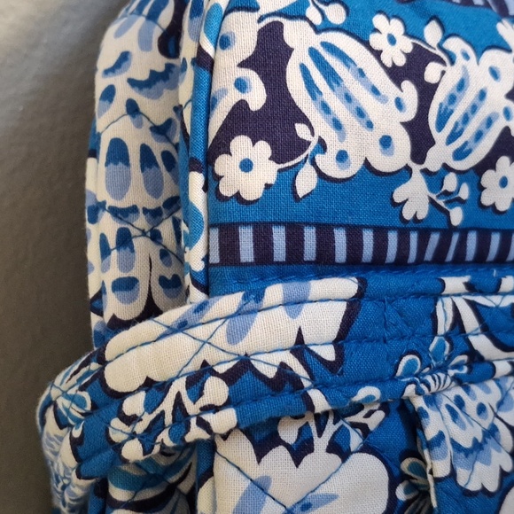 Vera Bradley 100 Handbag Blue Lagoon - Picture 6 of 12
